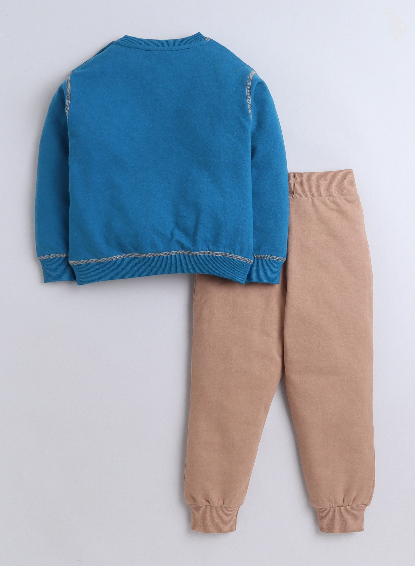 Cute Truck Printed Sweatshirt And Jogger 2 Pc Set