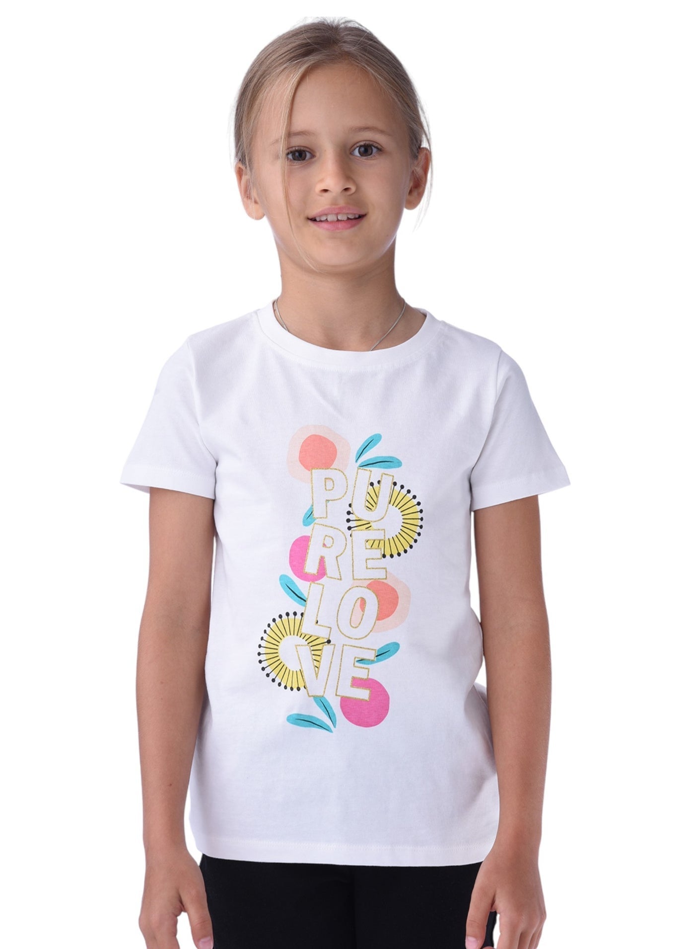 Victor And Jane Love Graphic Fashion T-Shirt - White