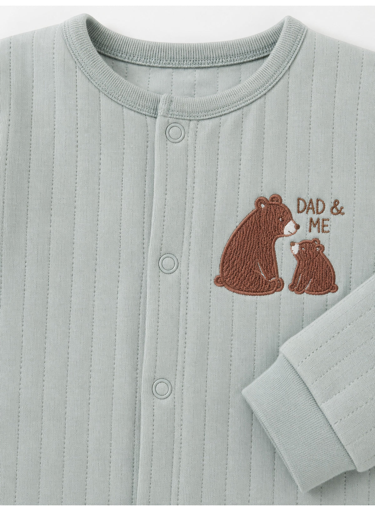 Baby Boys Quilted Footed Coveralls 2-Piece Pack with Bear Print