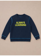Boys’ Slogan Print Pullover