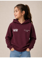 "London" Front and Back Graphic Sweatshirt Hoodie