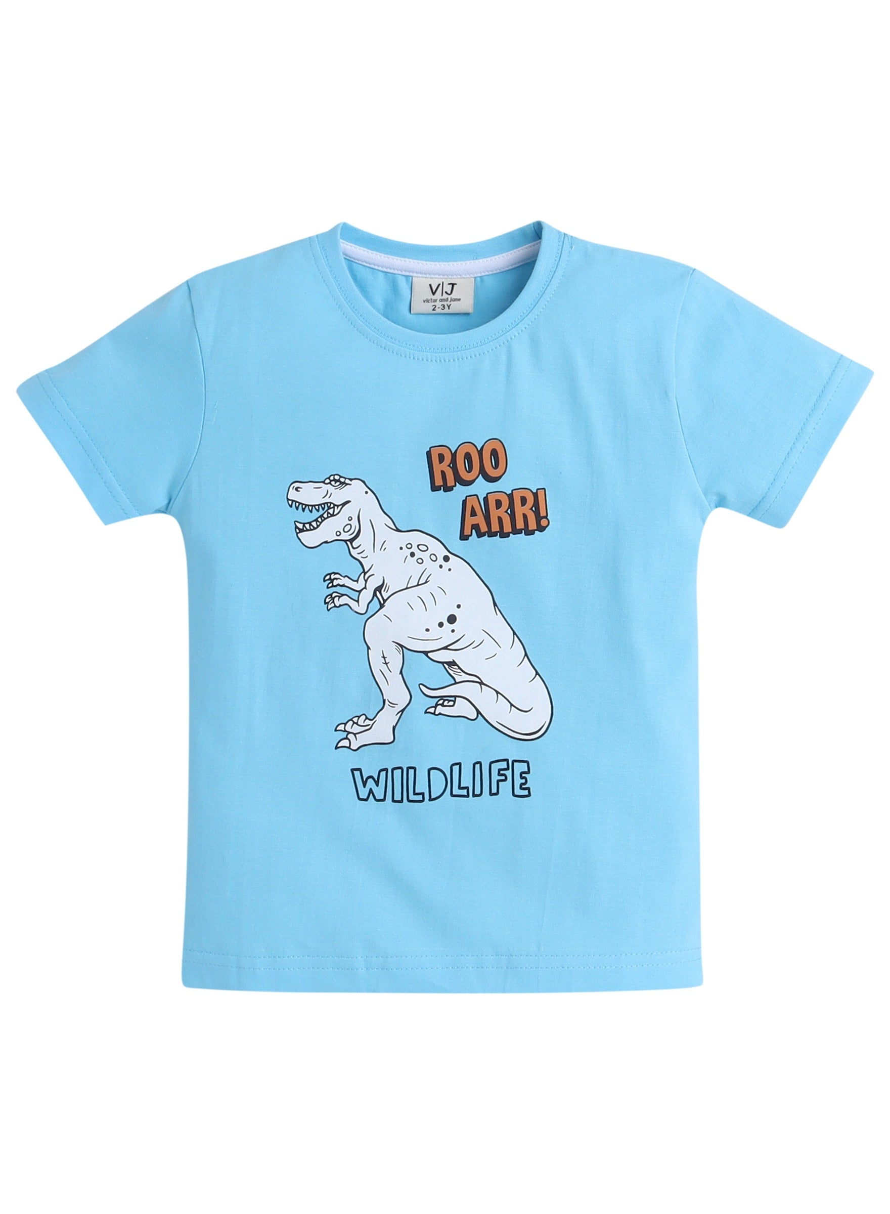 Victor And Jane - Printed T-Shirt And All-Over Printed Pyjama Set