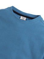Junior Boys Statement Cotton Tee - Light Blue