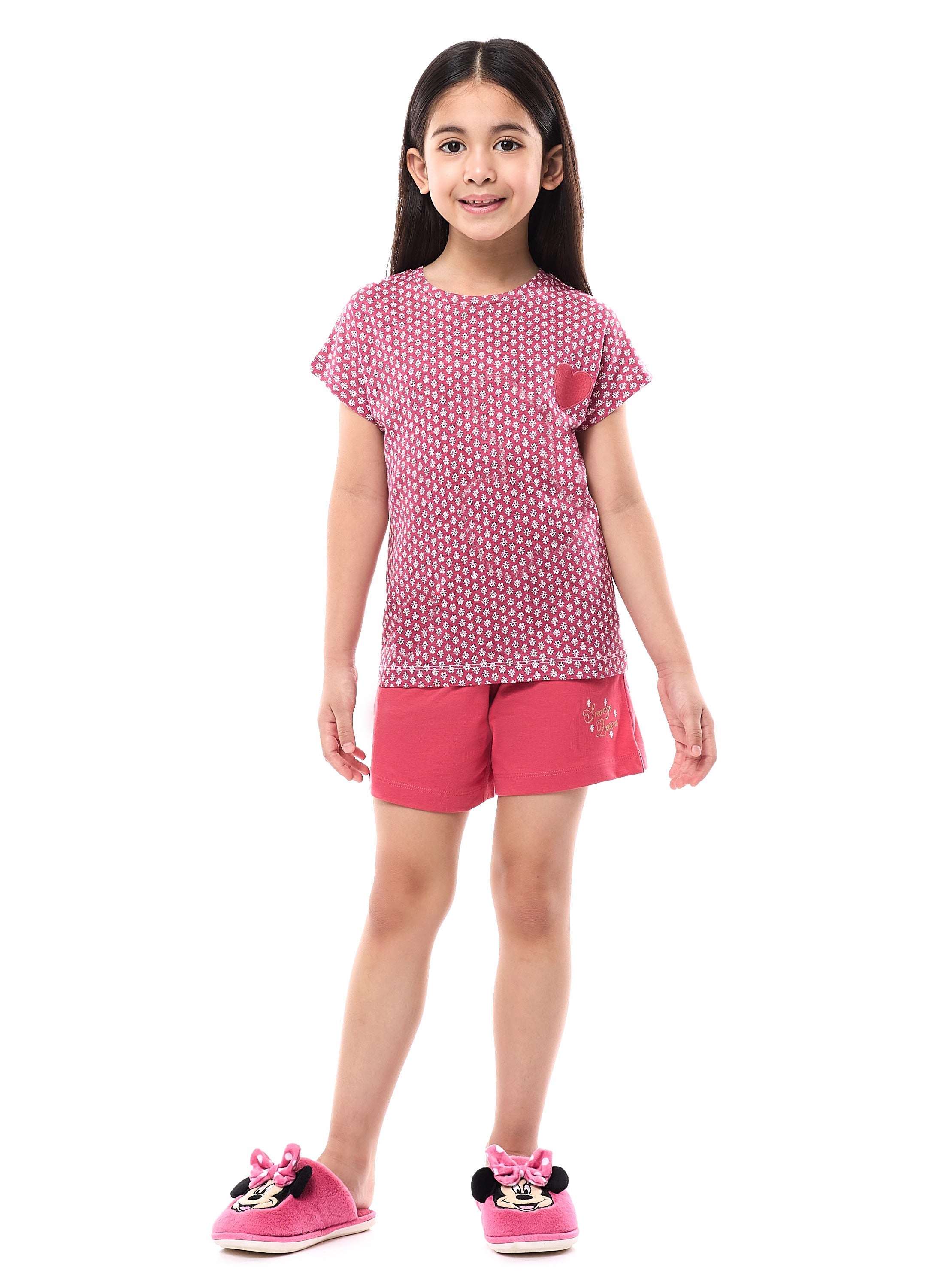 Victor And Jane Girls' Pj Set “ Soft Shorts And Top Sleepwear Set