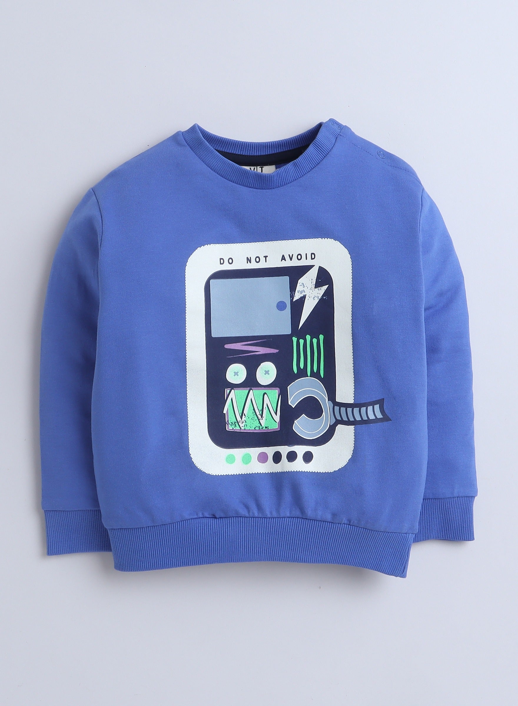 Boys' 2-Piece Set- Sweatshirt And  Jogger Set - Blue -Navy