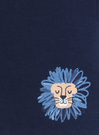 Victor And Jane Infant 2Pc Set, Orange T-Shirt With Cute Tiger And Blue Shorts