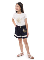 Girls T Shirt Shorts Set