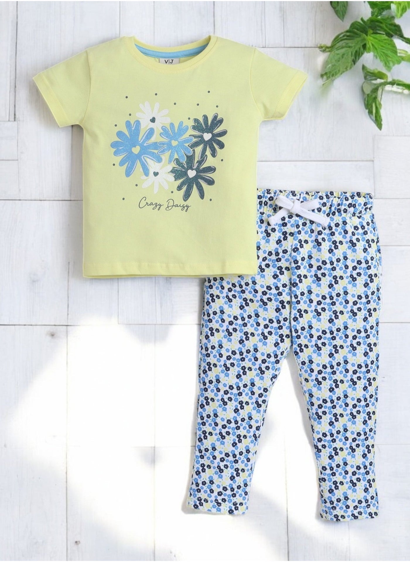Victor And Jane - Printed T-Shirt And Pyjama Set