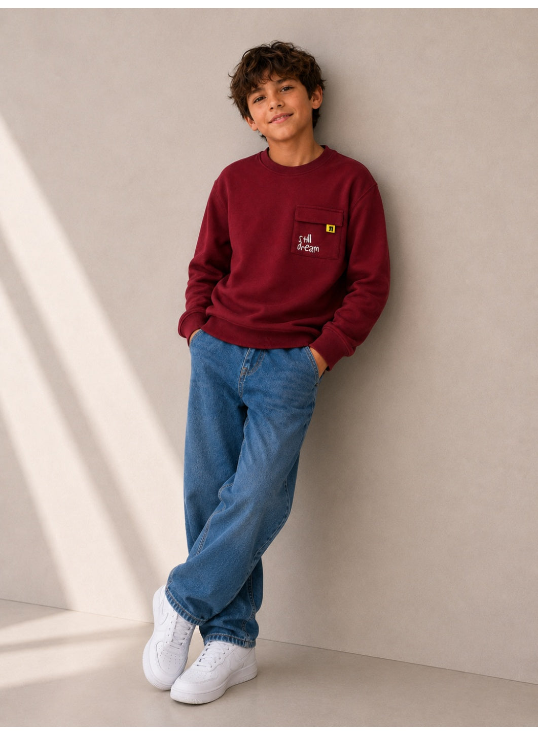 Boys’ Front and Back Graphic Sweatshirt