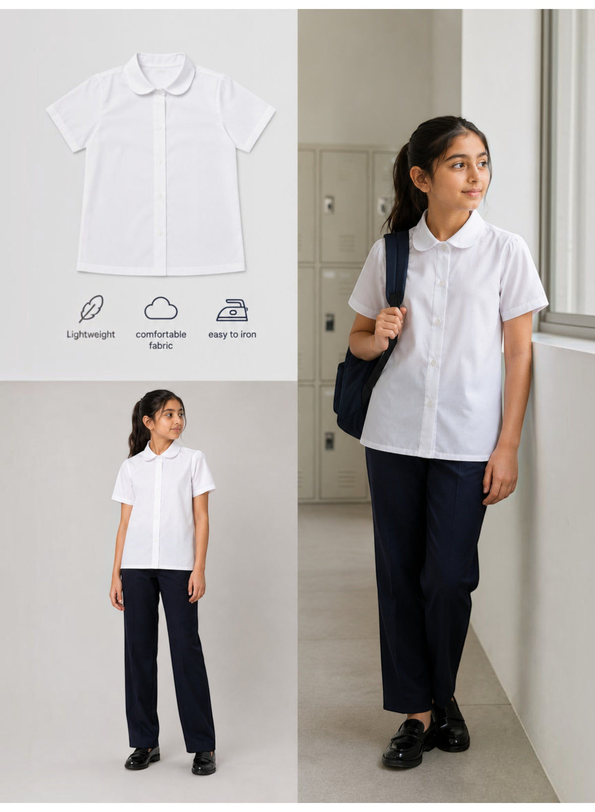 Girls Collared Shirt