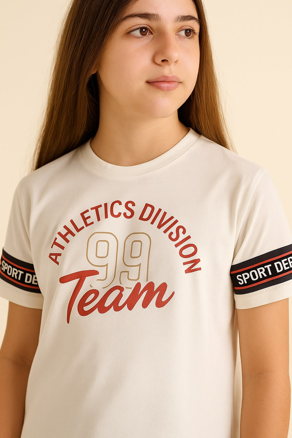 Girls' 2 Pc Set - Slogan Print Top With Matching Bottom “ Stylish And Comfortable - Relaxed Fit