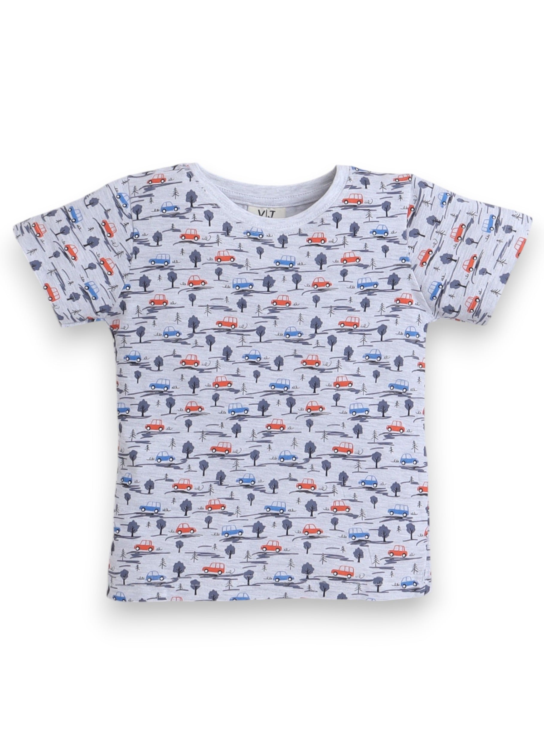 Victor And Jane - All-Over Printed T-Shirt And Pyjama Set