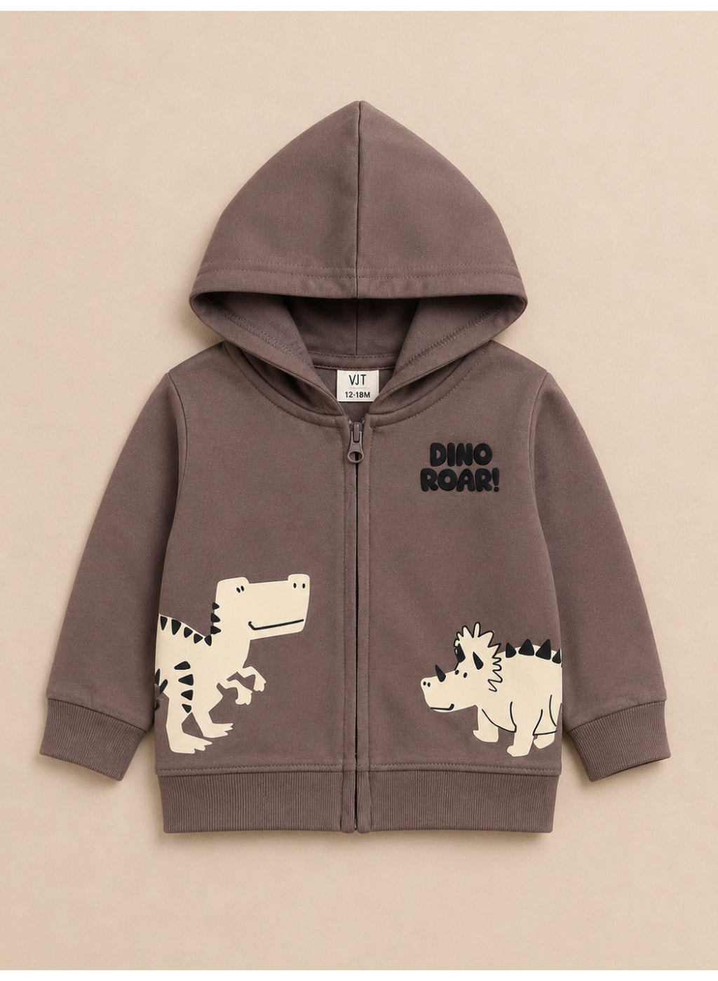Baby Boys Dino Friends 3-Piece Hoodie, T-Shirt & Jogger Set