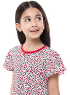 Victor And Jane Girls' Pj Dress “ Soft And Cozy Sleep Dress For Kids