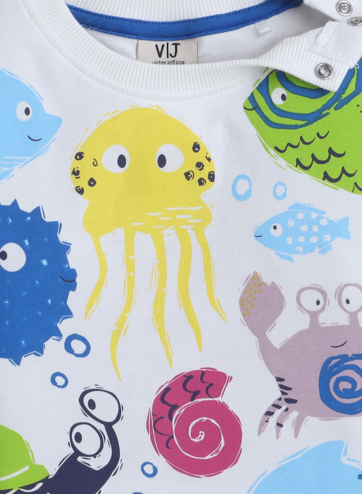 Victor and Jane Infant Boys' Cute Sea Advanture T-Shirt and Shorts Set