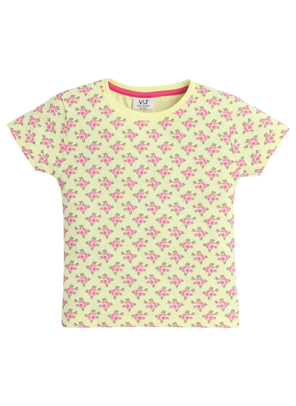 Victor And Jane - All-Over Printed T-Shirt And Shorts Pyjama Set