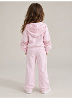 Girls' Zip Up Jacket & Long Pants