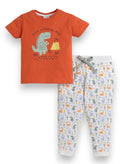 Victor And Jane - Printed T-Shirt And All-Over Printed Pyjama Set