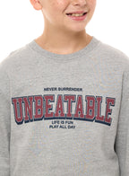 Boys' Sweatshirt  (8-14Yrs) Grey