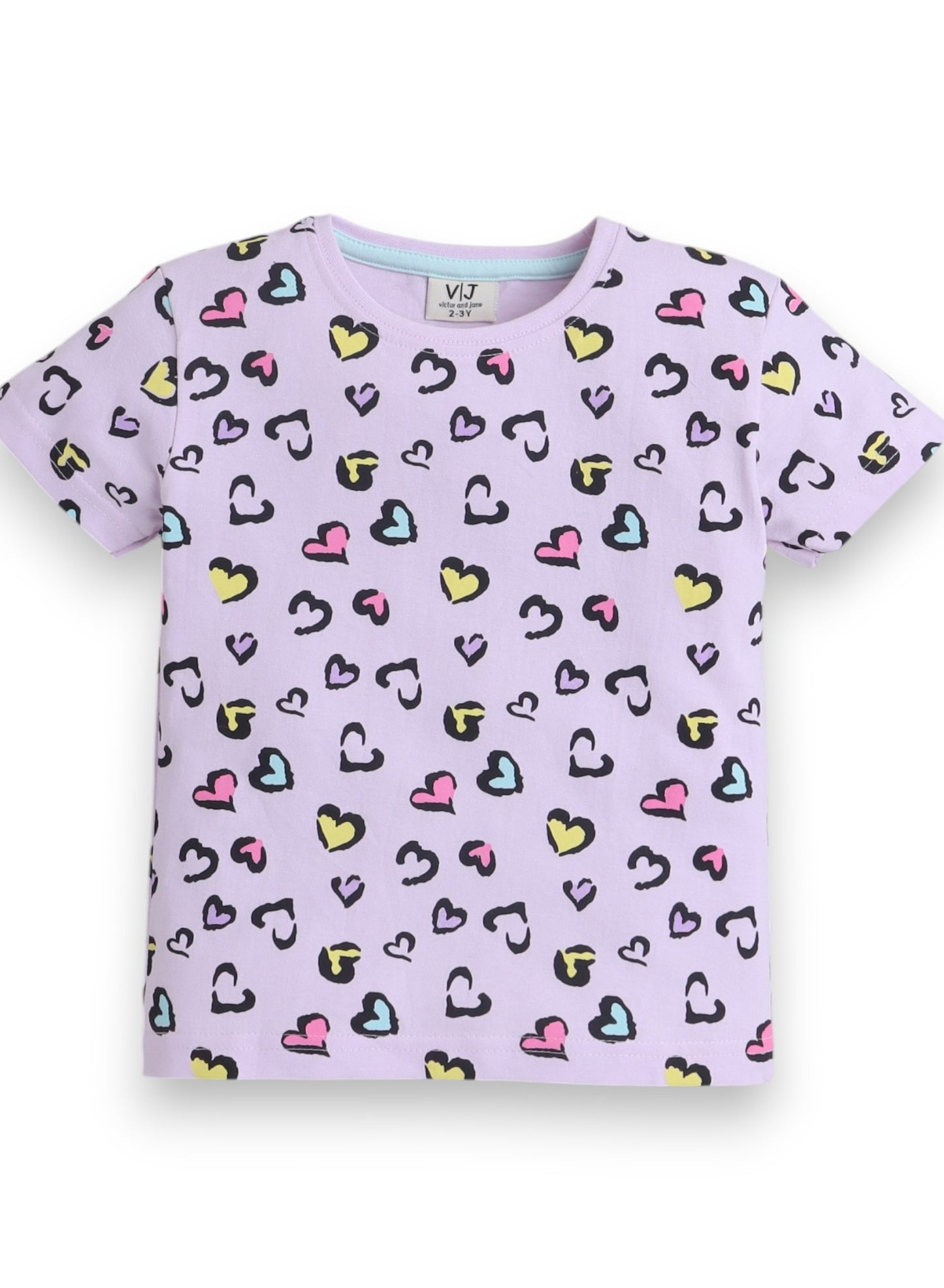 Victor and Jane - All-Over Printed T-shirt and Shorts Pyjama Set