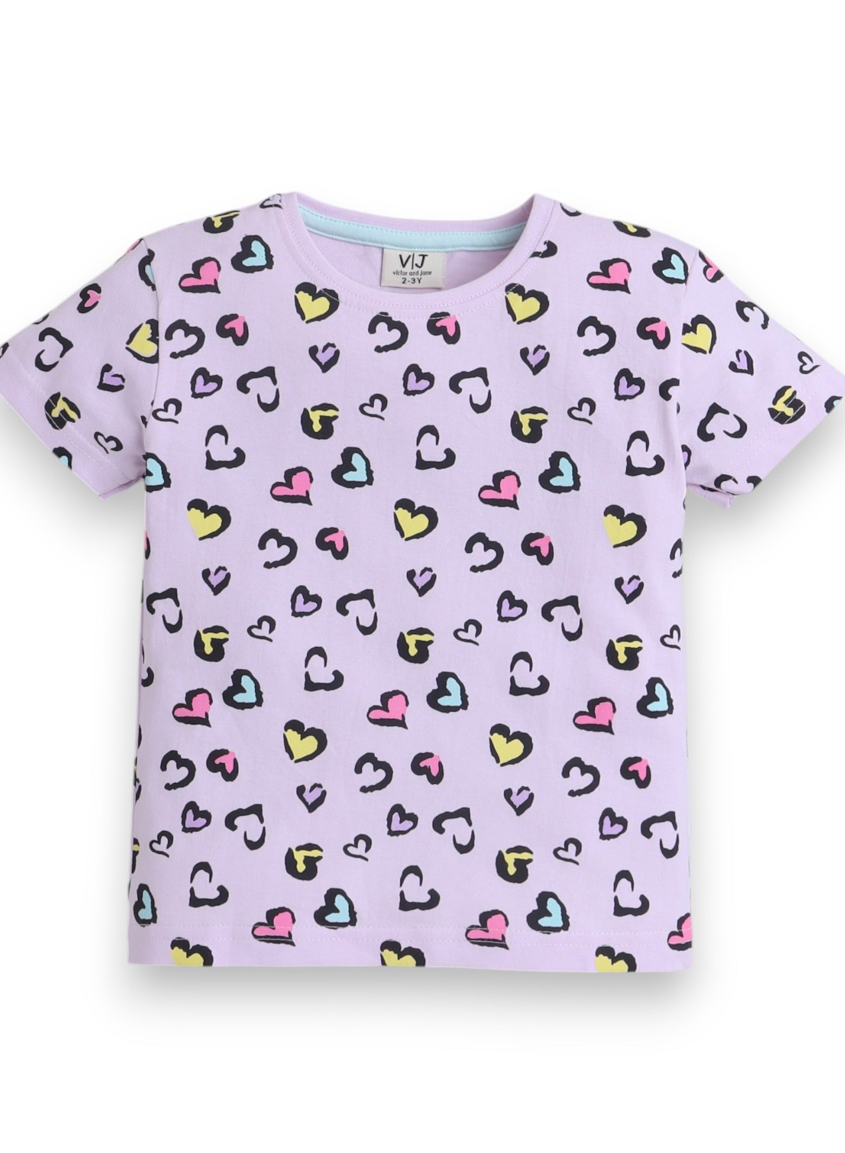 Victor And Jane - All-Over Printed T-Shirt And Shorts Pyjama Set