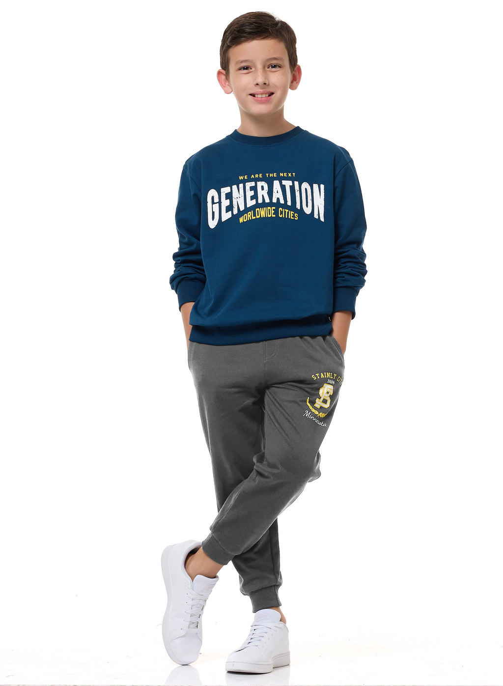 Boys' Sweatshirt  (8-14Yrs) Navy