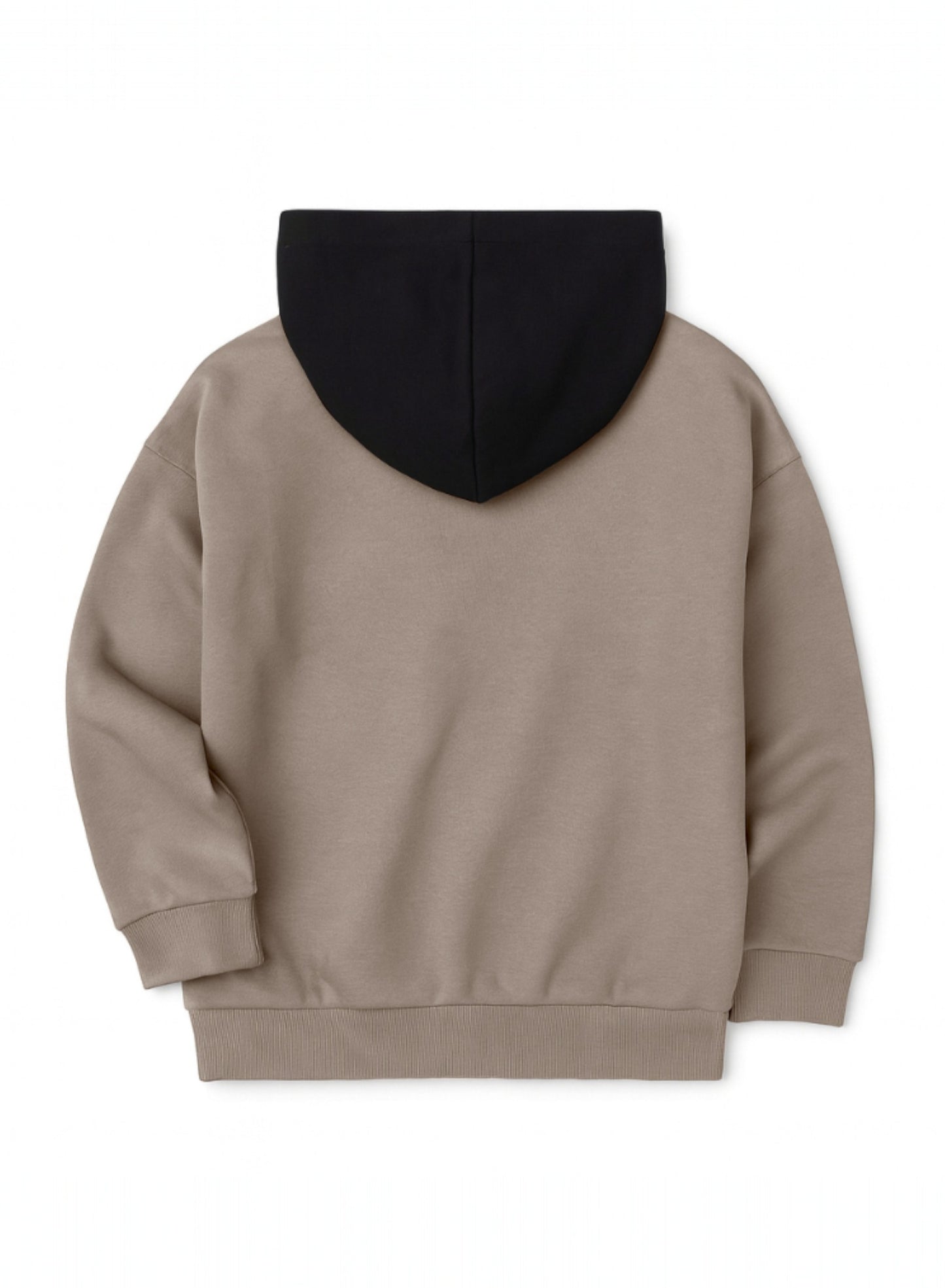 Boys Paris Patch Hoodie Fleece Tracksuit - Beige