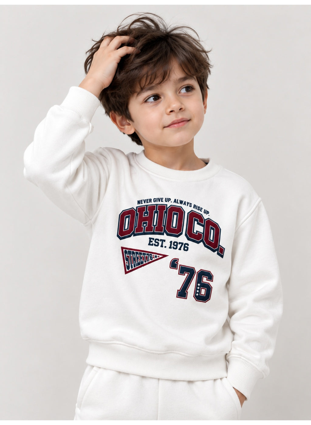Boys’ Sweatshirt and Jogger Set