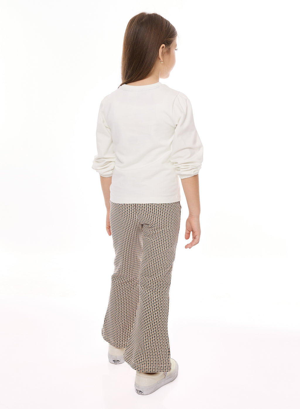 Girls 2 Pc Set - Reversible Sequins Top With Flared Leggings