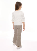 Girls 2 Pc Set - Reversible Sequins Top With Flared Leggings