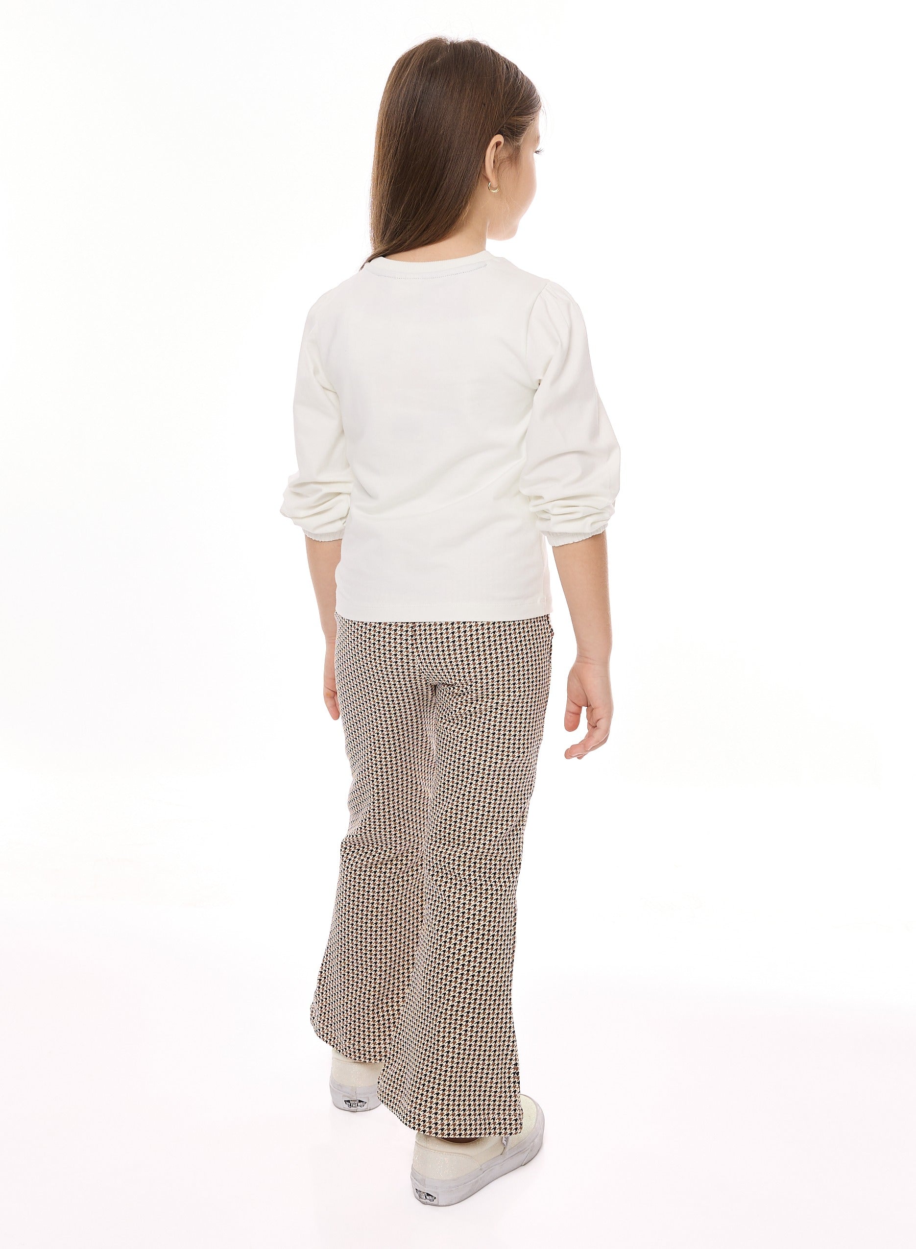 Girls 2 Pc Set - Reversible Sequins Top With Flared Leggings