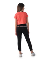 Victor And Jane Athleisure 2 Pc Set - Crop Tank Top With Matching Stylish Leggings