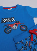 Victor And Jane - Printed T-Shirt And All-Over Printed Pyjama Set