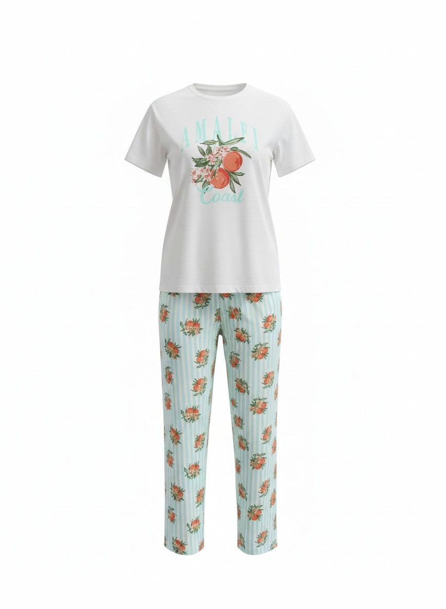 Graphic Pyjama Set