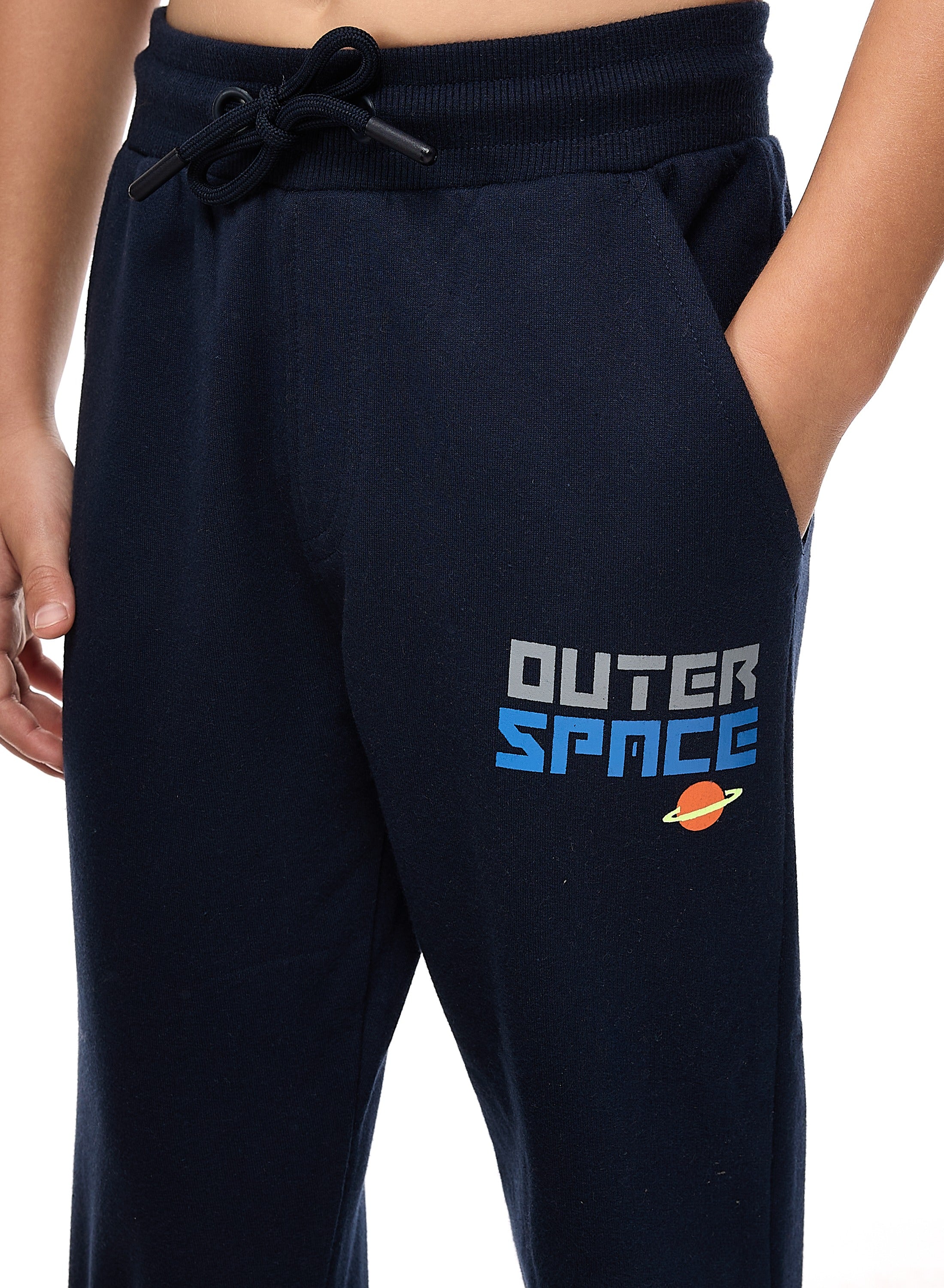 Boys 2-Piece Fullzipper Hoody And Jogger Set Grey Mil - Navy