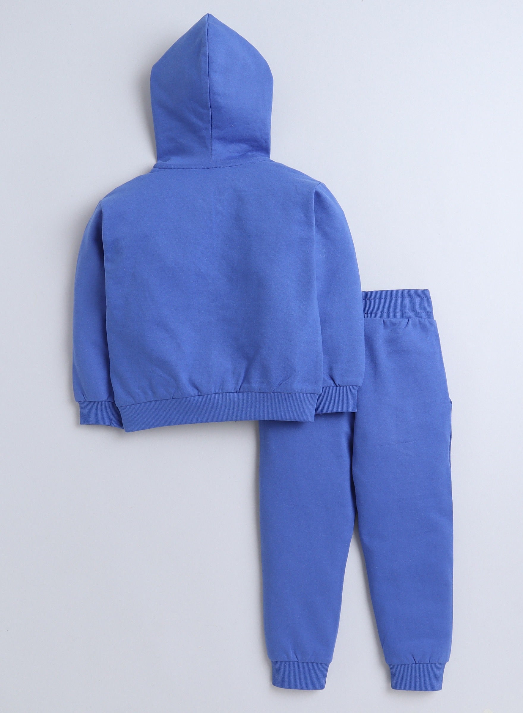 Boys' 3-Piece Set - Hoody Jacket With Blue Jogger Sets - Blue