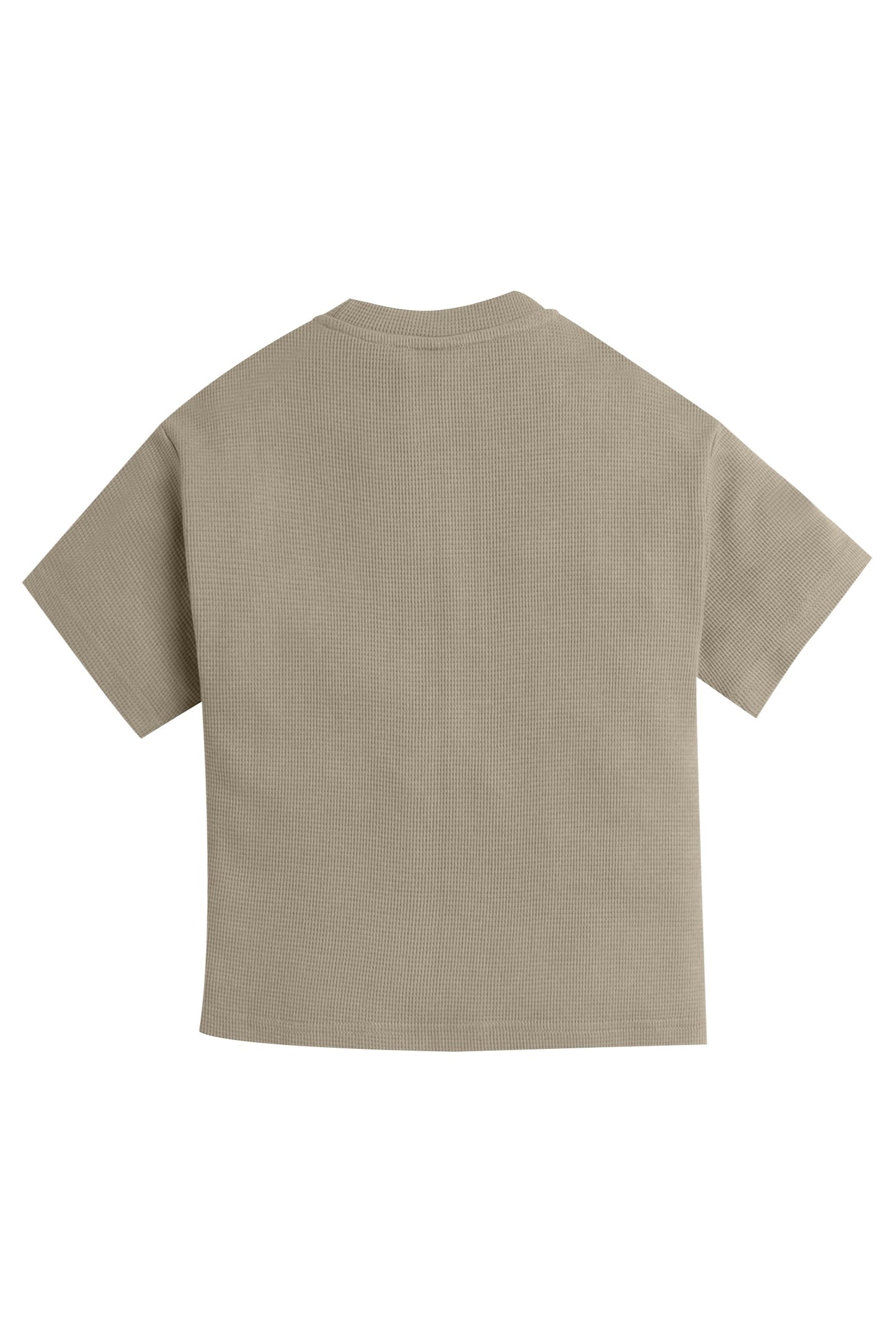 Victor & Jane Junior Boys Taupe Motivational Cotton T-Shirt