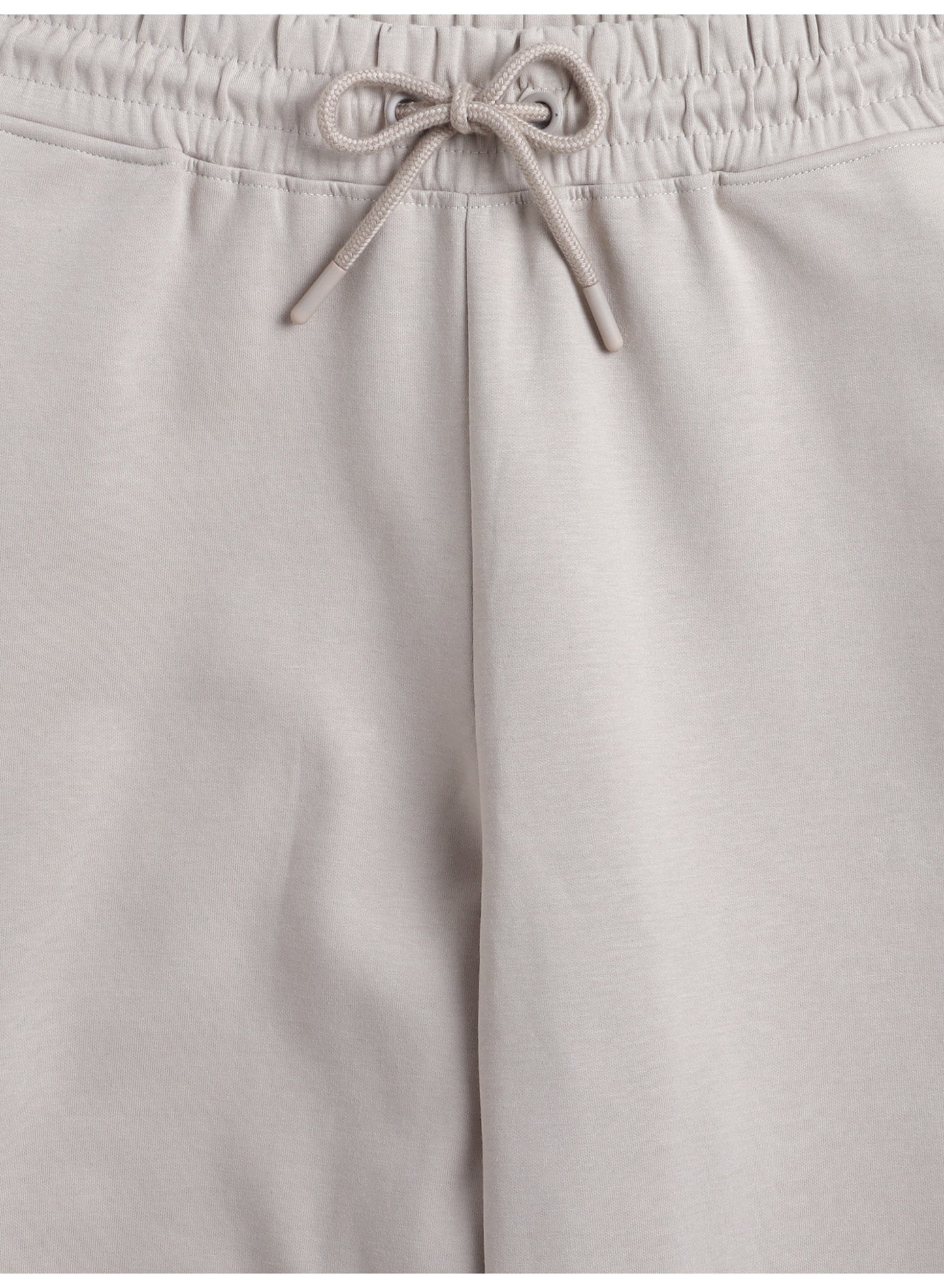 Ladies Beige Wide-Leg Joggers – Cotton interlock