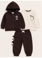 Boys 3-Piece Set – Hoodie, Top & Jogger Pants