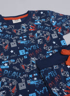 Victor And Jane - All-Over Printed T-Shirt And Pyjama Set