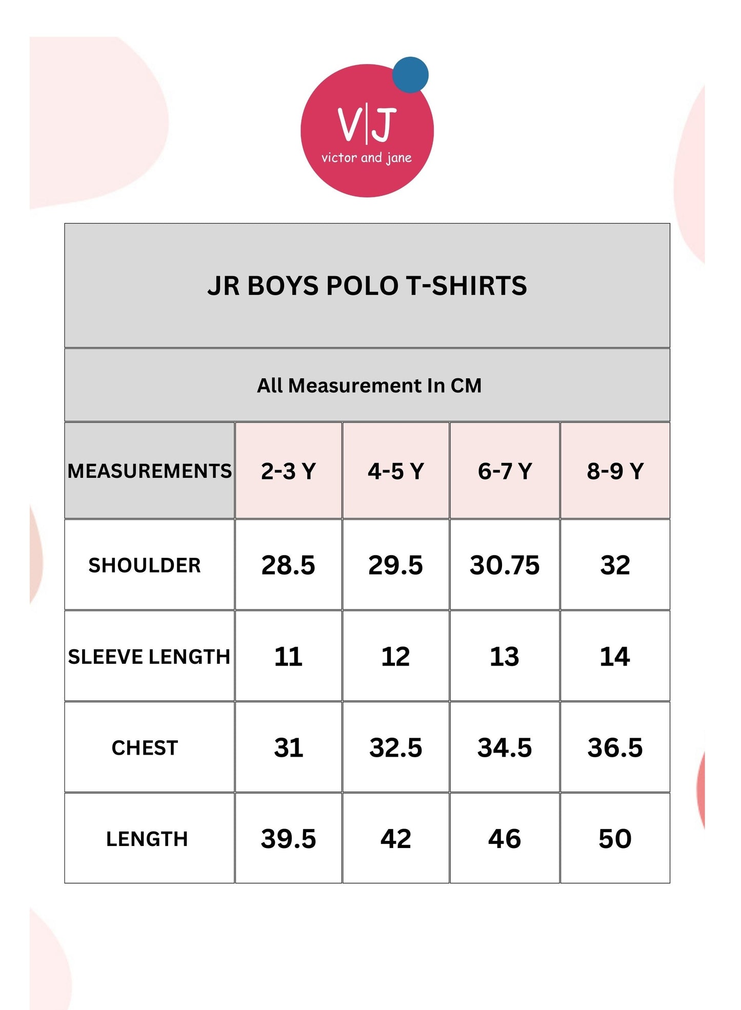 Victor & Jane Junior Boys' Polo T-Shirt – White