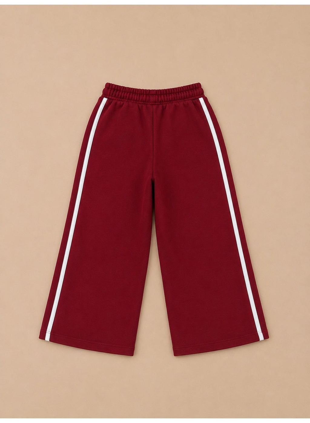 Girls Graphic V-Neck Sweatshirt and Wide Leg Pants Set
