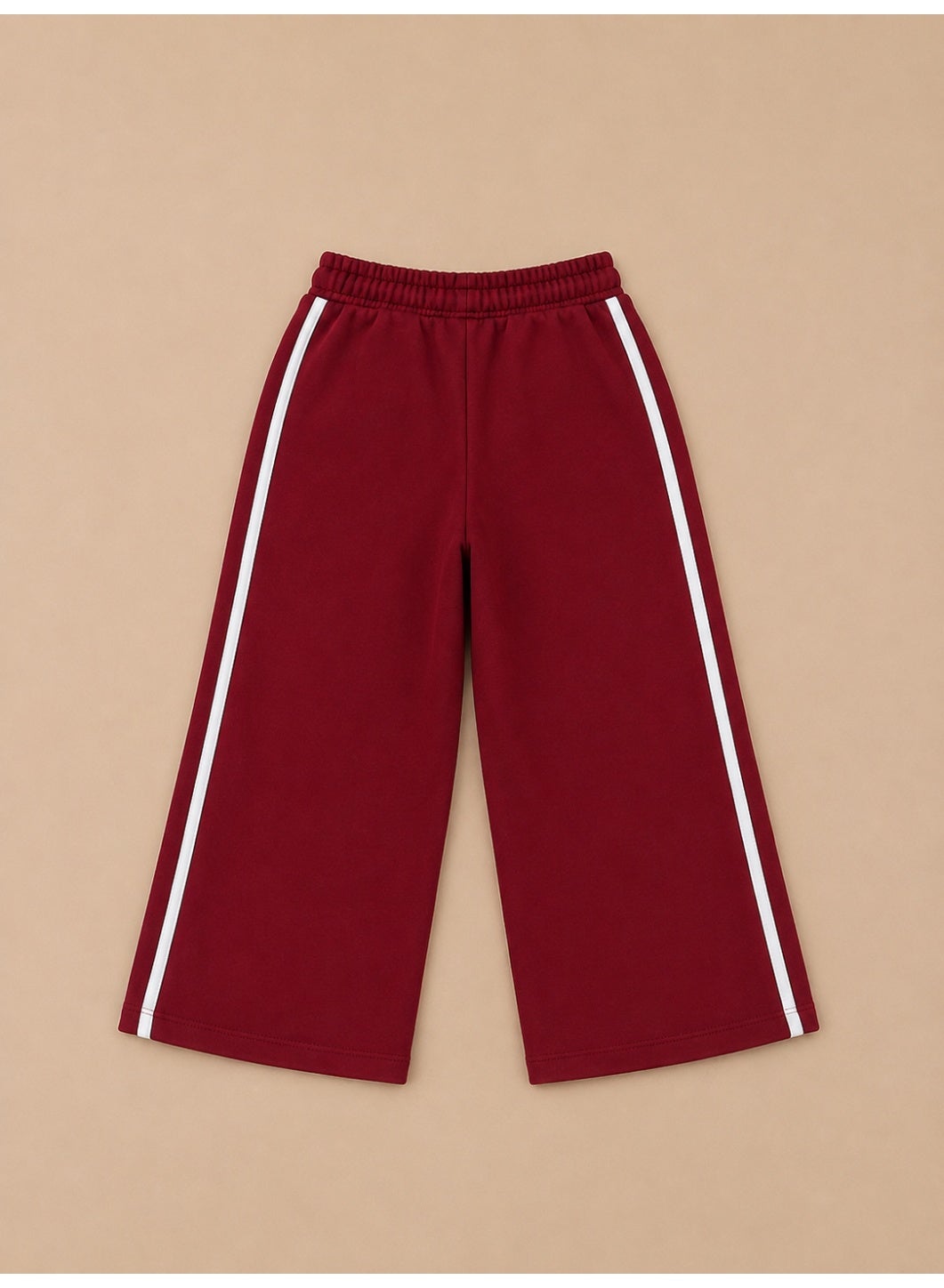 Girls Graphic V-Neck Sweatshirt and Wide Leg Pants Set