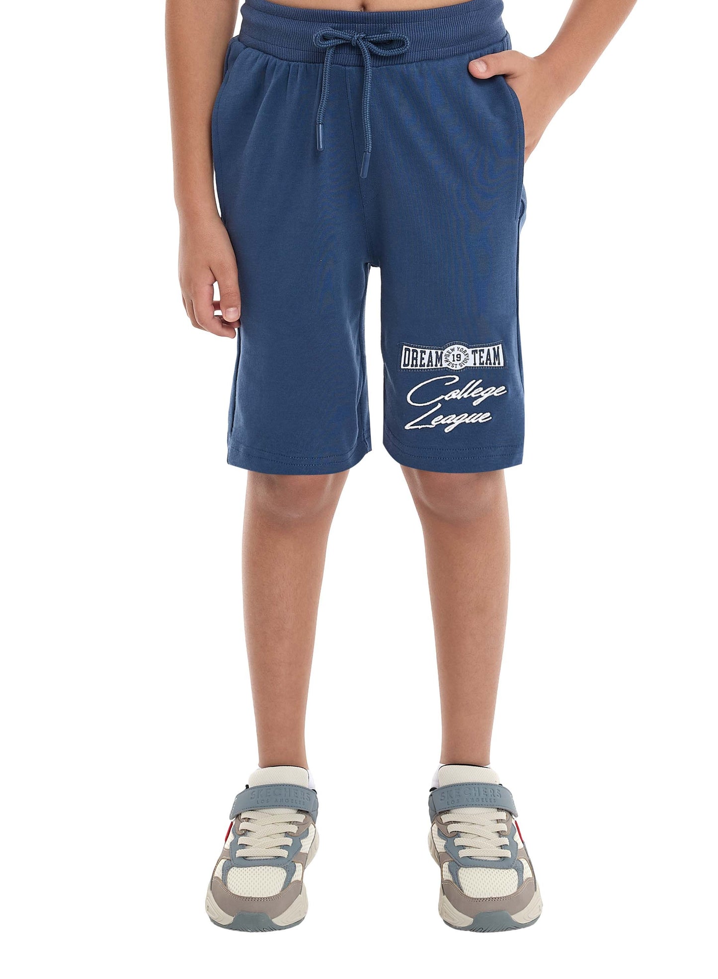 Victor and Jane Sr Boys' LA Aplique Embroidery Set - Blue