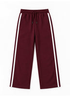 Girls Raglan Sleeve Sweatshirt and Wide Leg Pants Set
