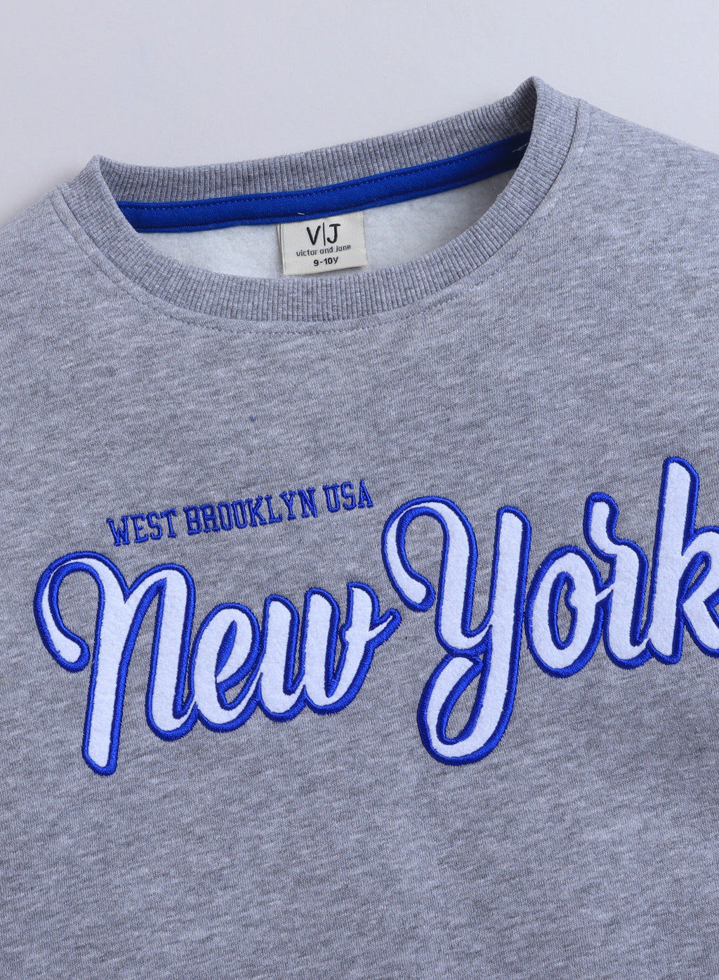 Boys' Grey Œnew York” Printed Sweatshirt