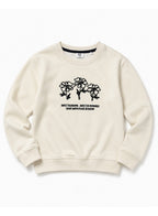 Girls Floral Embroidery Pullover