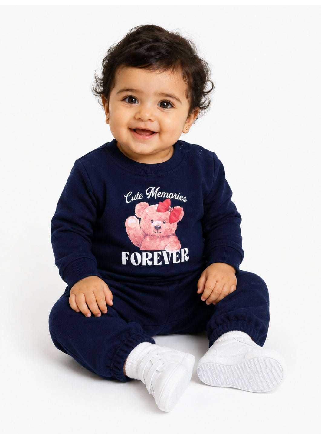 Girls 2-Piece Graphic Sweatshirt & Jogger Pants Set