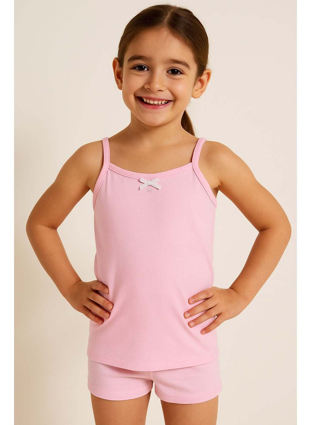 3-Pack Girls' Cotton Camisoles “ Pastel Spaghetti Strap Essentials