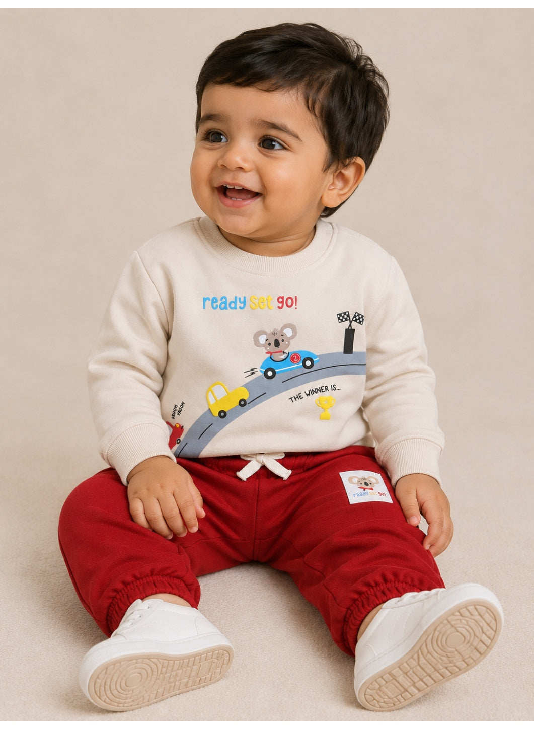 Boys 2-Piece Graphic Sweatshirt & Jogger Pants Set